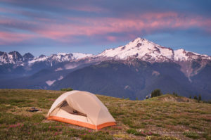 Glacier Peak backcountry camp