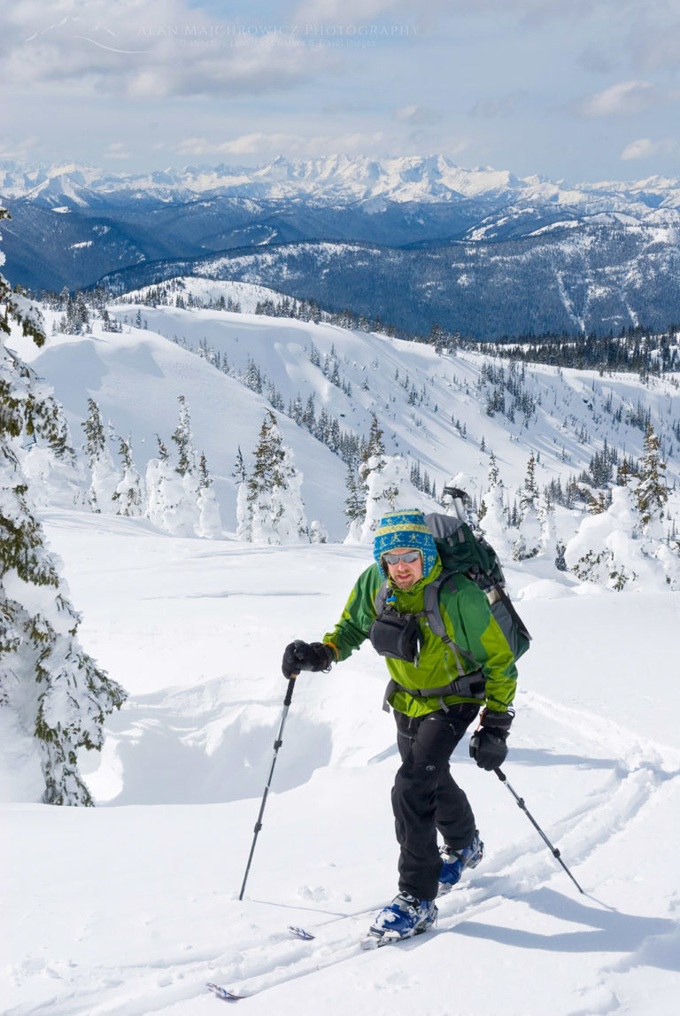 Backcountry telemark skier Alan Majchrowicz Photography