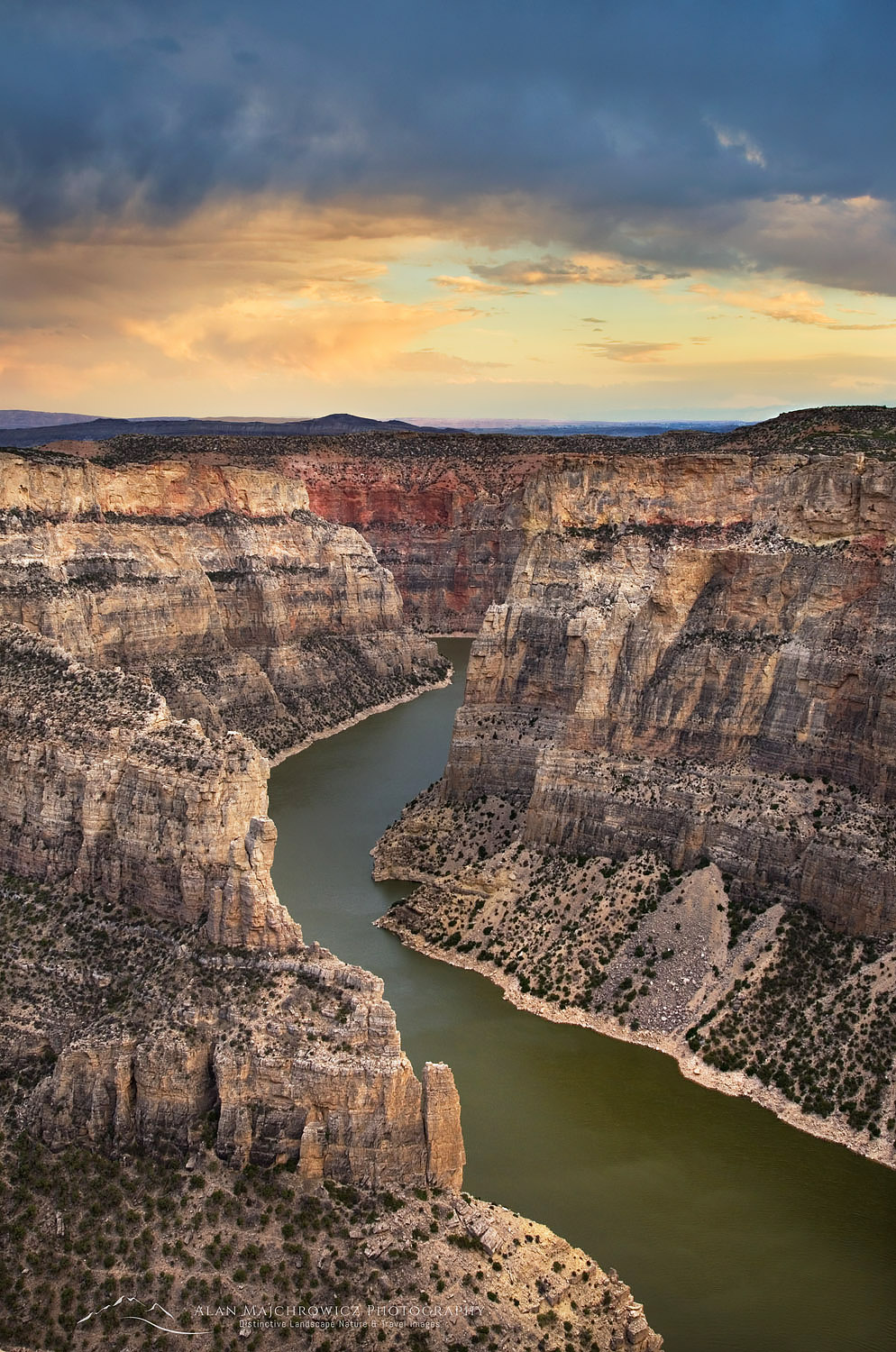 Bighorn Canyon seen from Devil Canyon Overlook, Bighorn Canyon National Monument Montana #52263