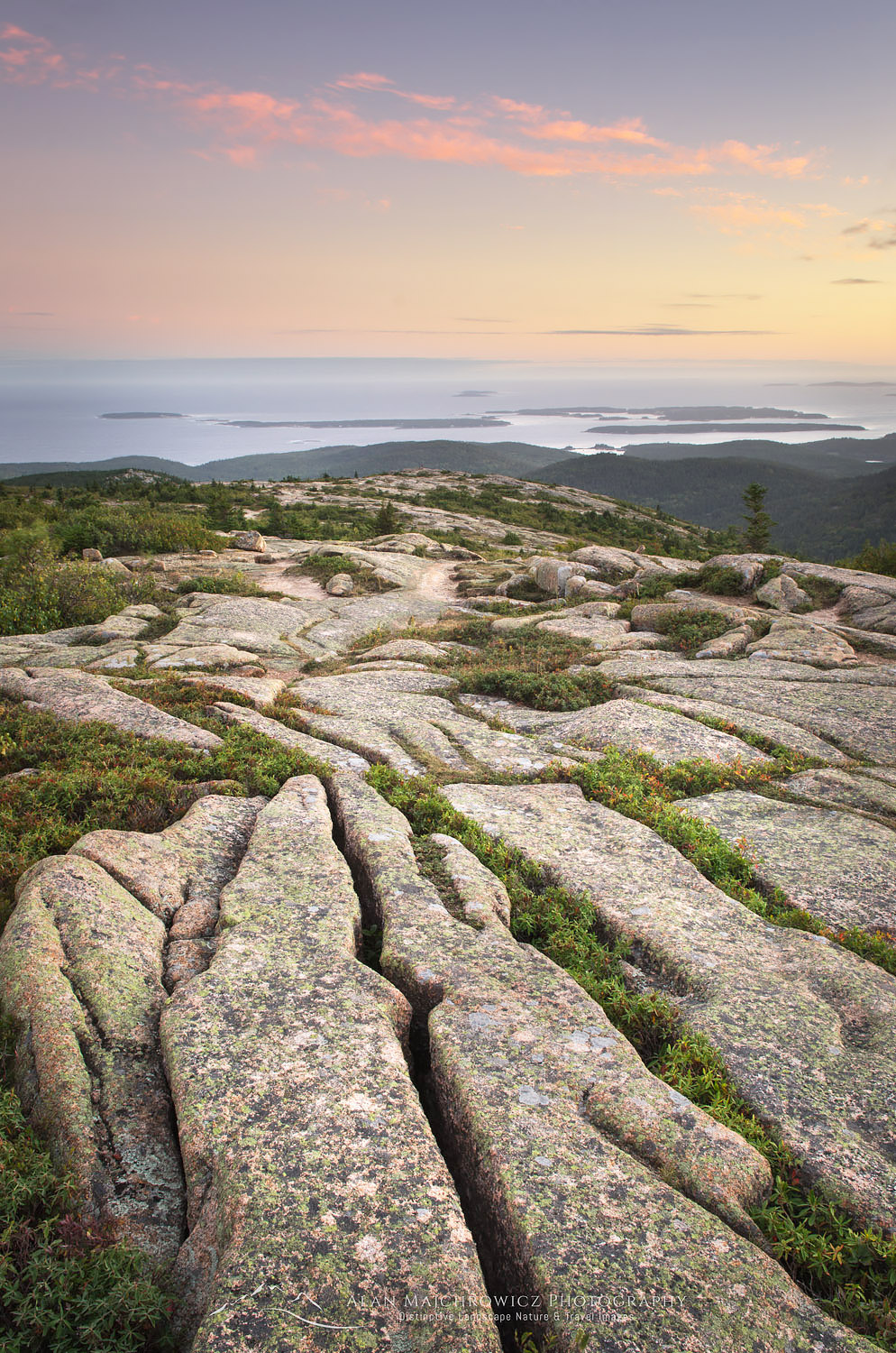 View south from summit of Cadillac Mountain, Acadia National Park #58954