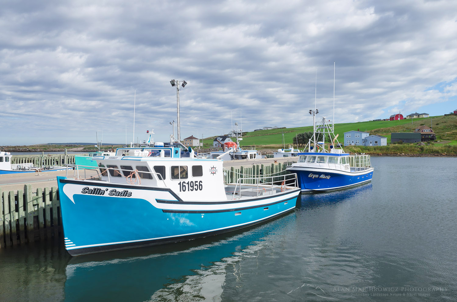 Fishing boats in Grand Étang Harbour, Cape Breton Island Nova Scotia #58583