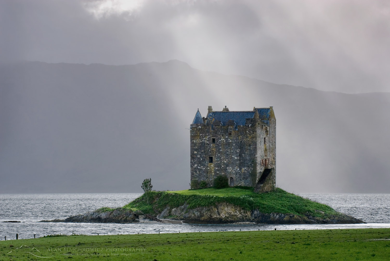 Castle Stalker Port Appin Scotland. This Castle was made famous by appearing in the closing scenes of Monty Python and the Holy Grail #11210