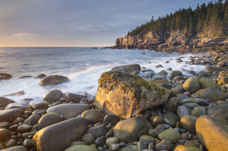 Cobblestone beach Acadia National Park - Alan Majchrowicz Photography