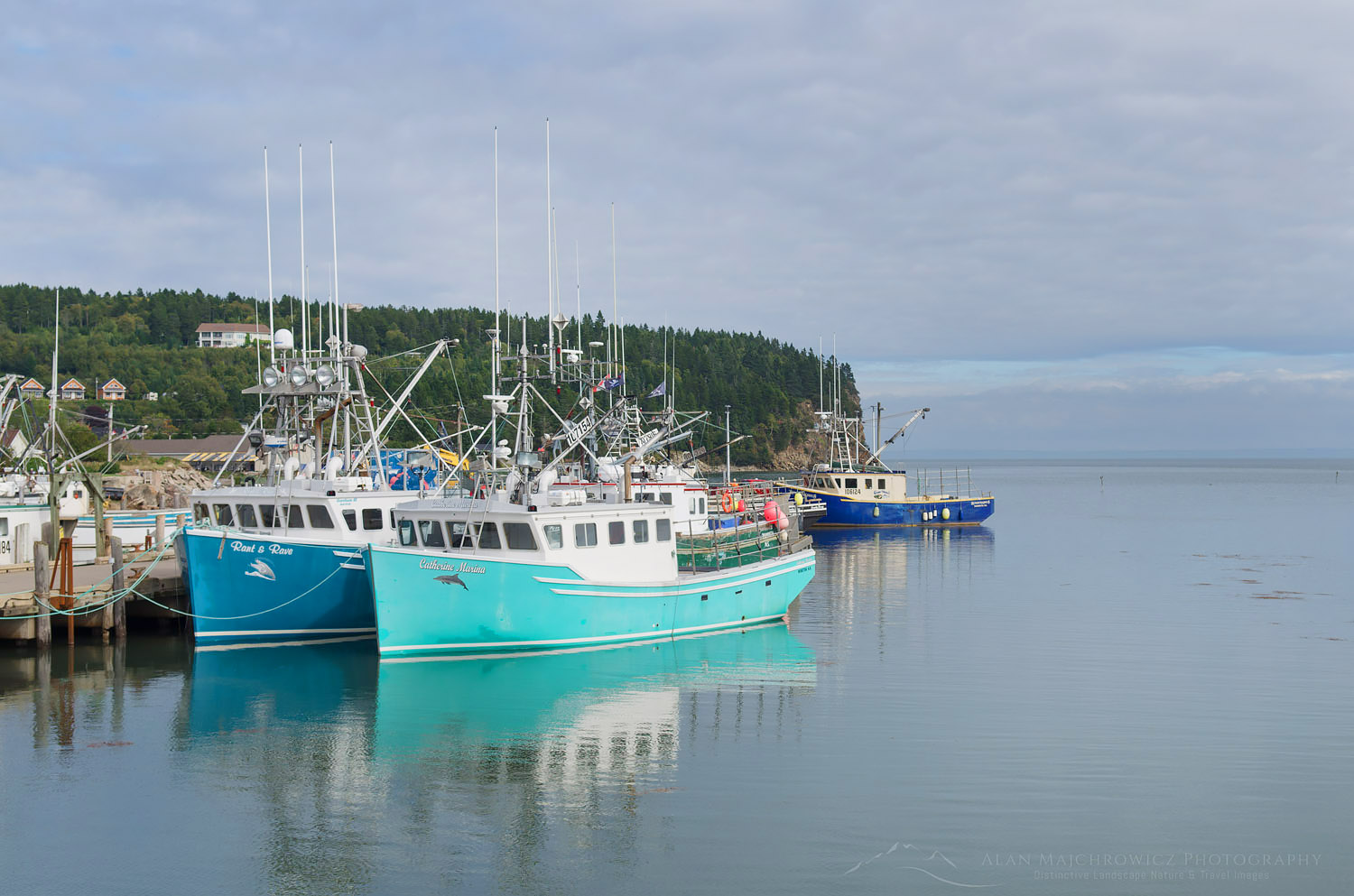 Fishing Boats, Bay of Fundy, Alma, New Brunswick #58493
