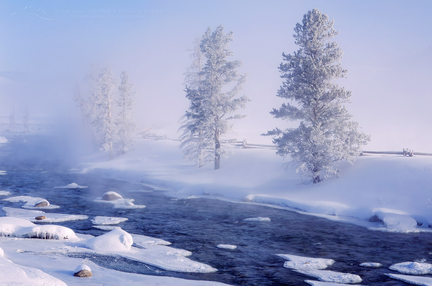 Winter along the Salmon River Idaho #6203