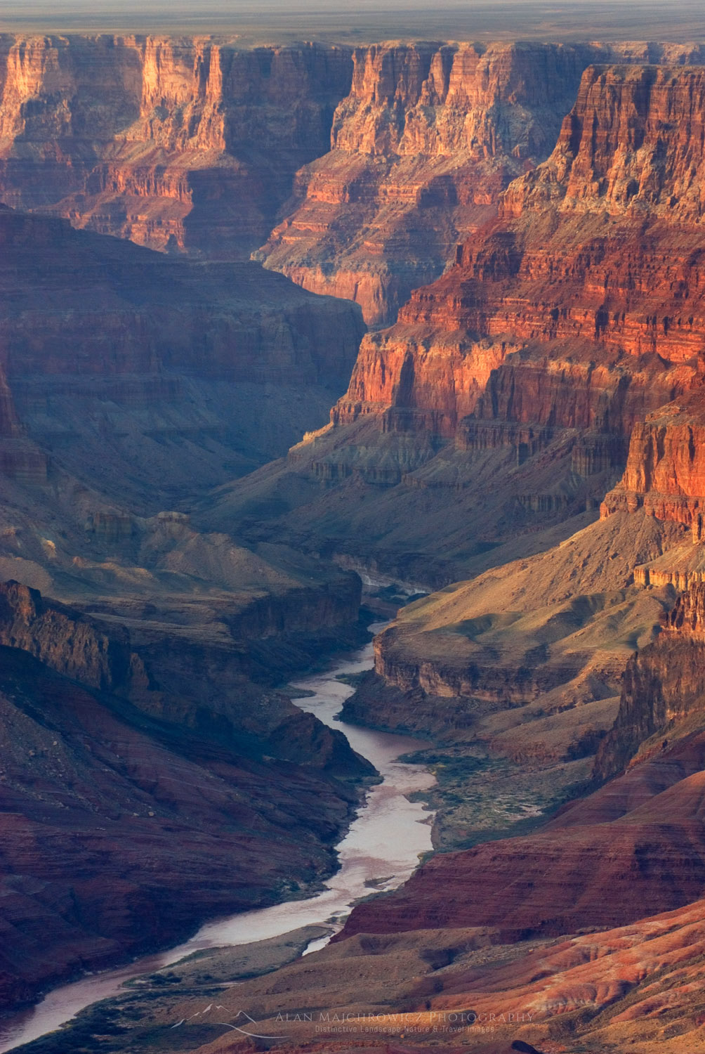 View of the Colorado River from Desert View Point, Grand Canyon National Park Arizona #35573