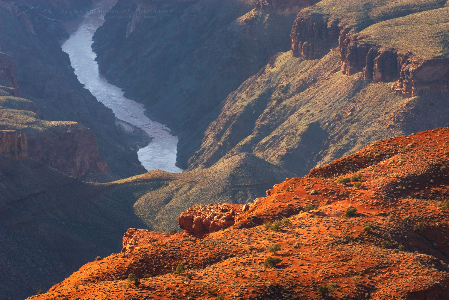 View of the Colorado River from Hopi Point, Grand Canyon National Park Arizona #35696