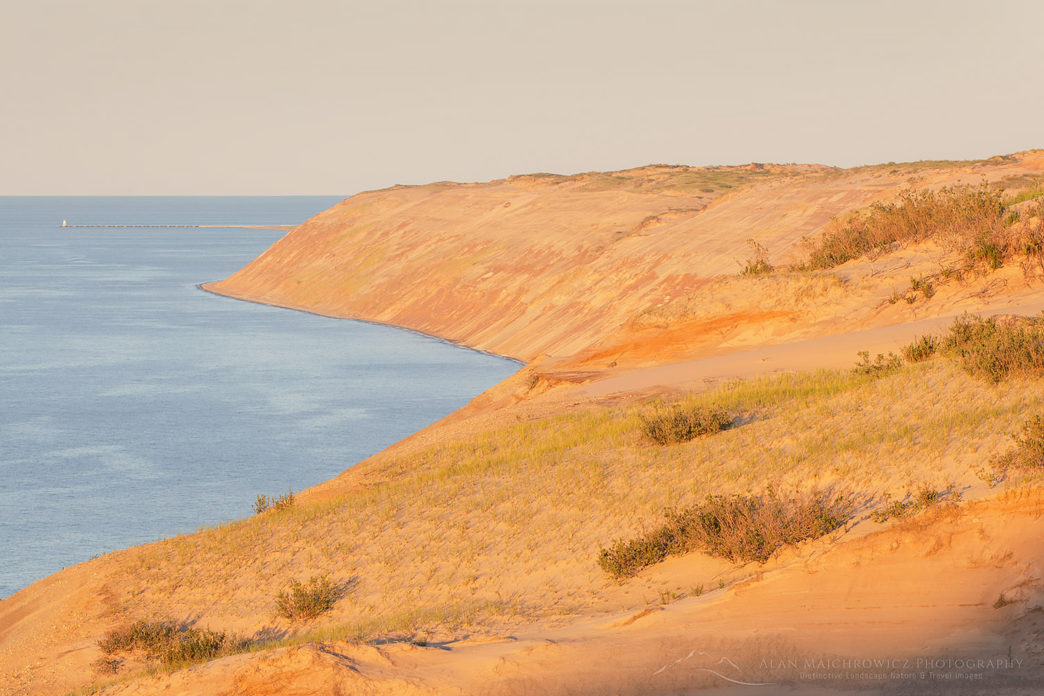 Grand Sable Dunes. Classic example od perched dunes. Pictured Rocks National Lakeshore Michigan #63905