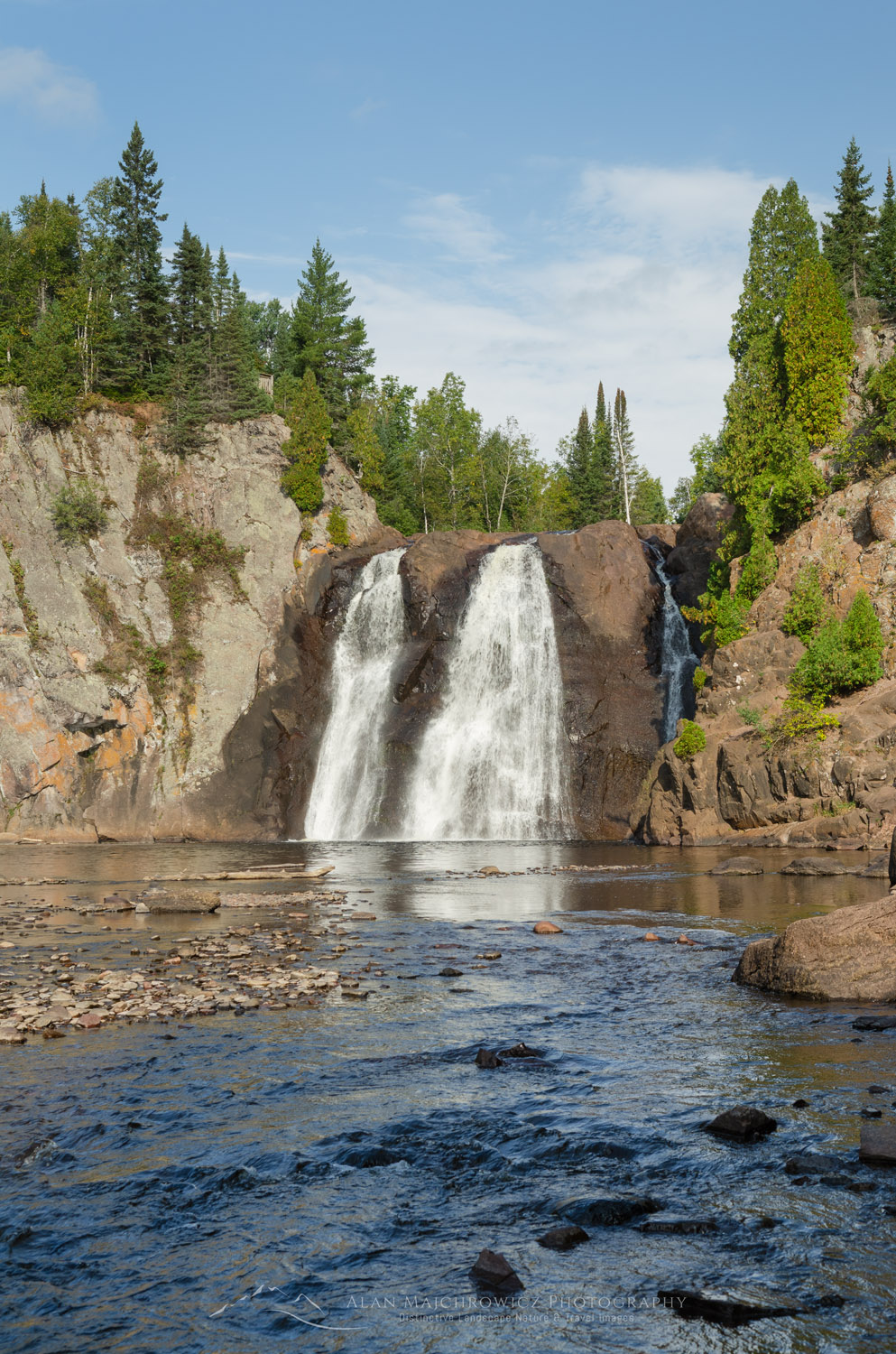 High Falls of the Baptism River. Tettegouche State Park, North Shore Minnesota #64076