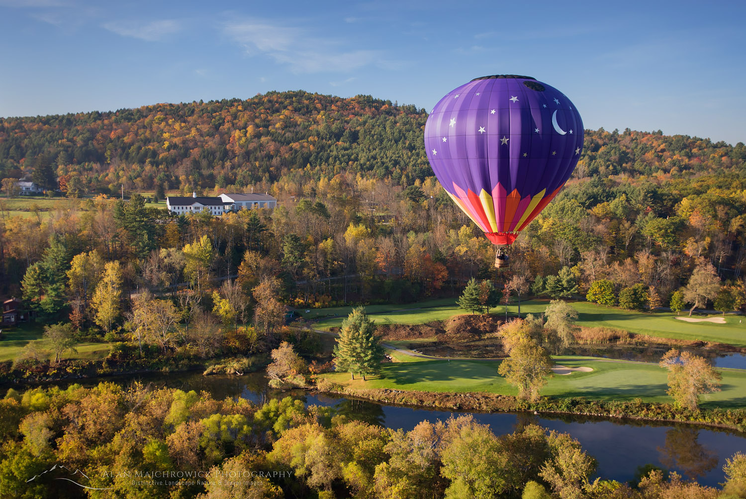 Hot air ballooning Quechee Vermont #8234