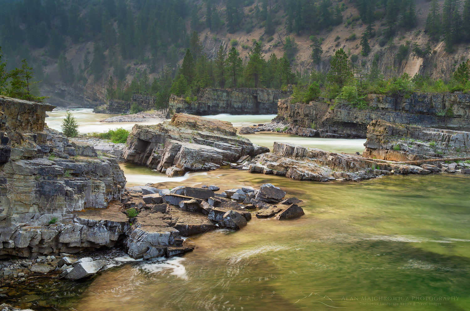 Kootenai Falls Montana, a series of cascades on the Kootenai River #63059