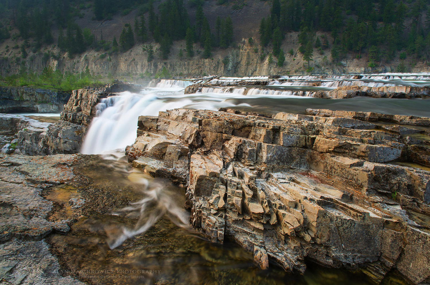 Kootenai Falls Montana, a series of cascades on the Kootenai River #63072