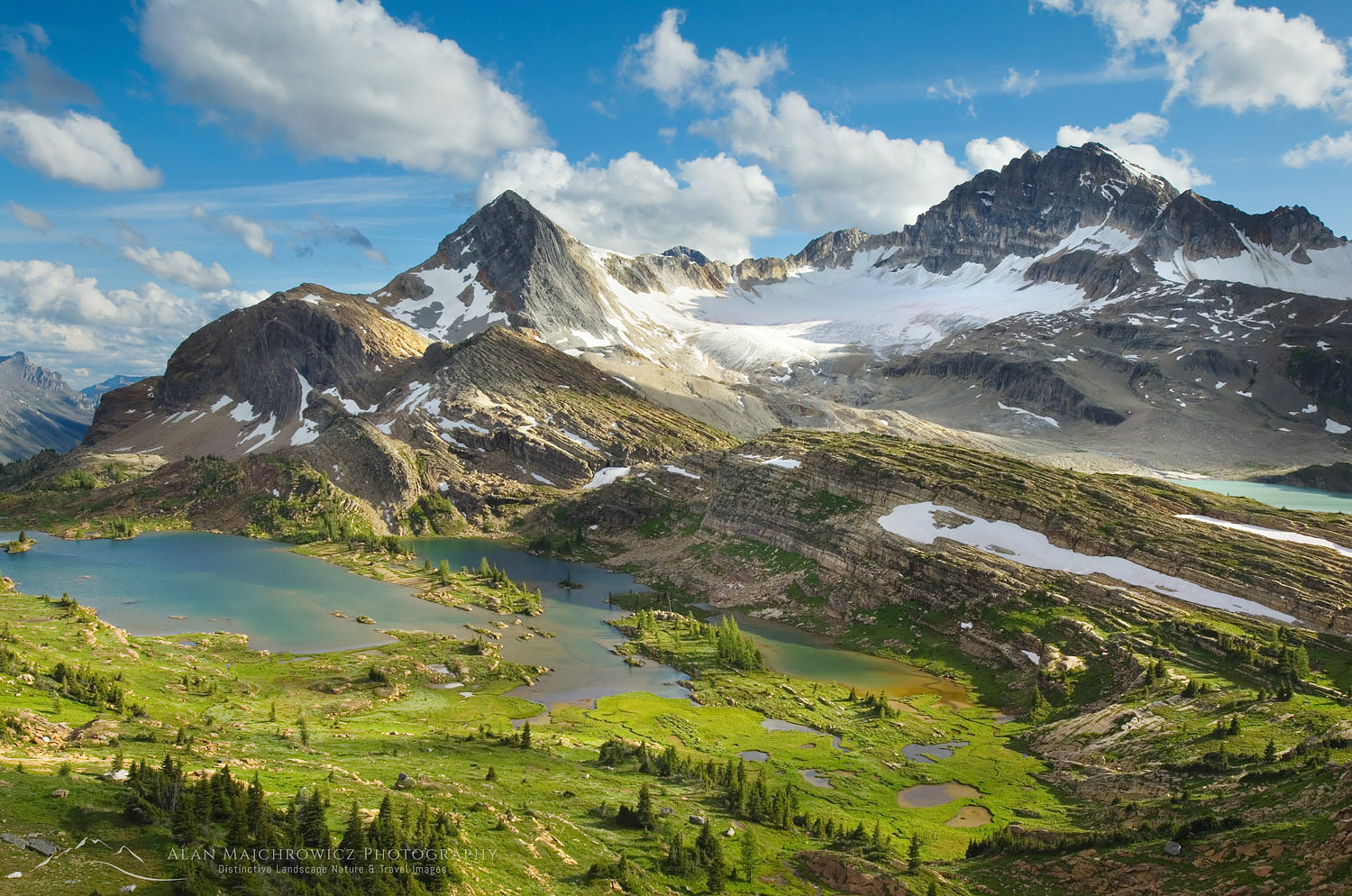 Russell Peak and Limestone Lakes Basin, Height-of-the-Rockies Provincial Park British Columbia Canada #46109