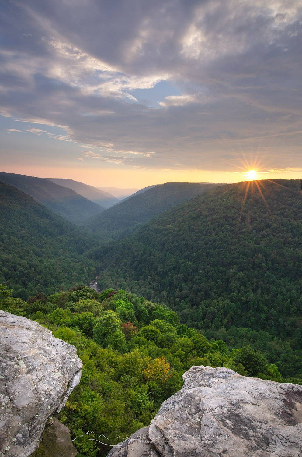 Sunset at Lindy Point Overlook, Blackwater Falls West Virginia #63418