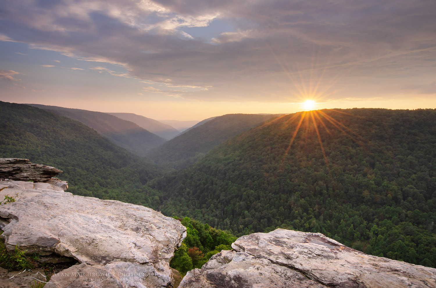 Sunset at Lindy Point Overlook, Blackwater Falls West Virginia #63420