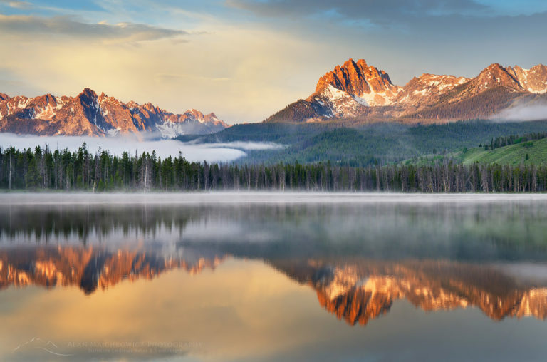 Little Redfish Lake, Sawtooth National Recreation Area Idaho - Alan ...