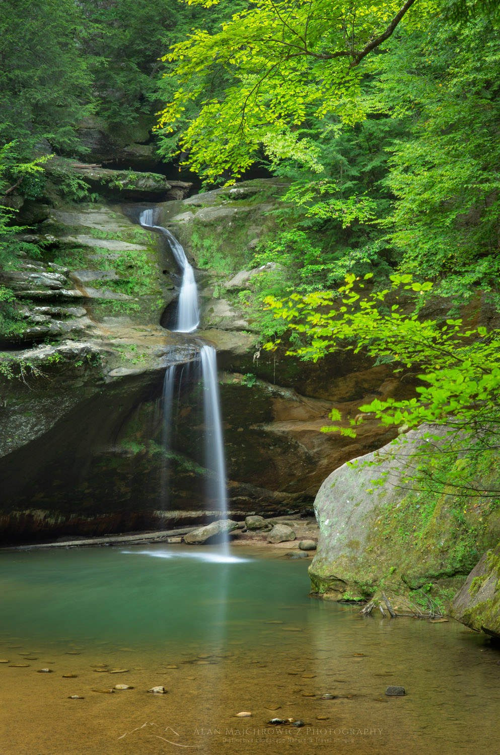 Old Man's Cave Lower Falls, Hocking Hills State Park Ohio #63188