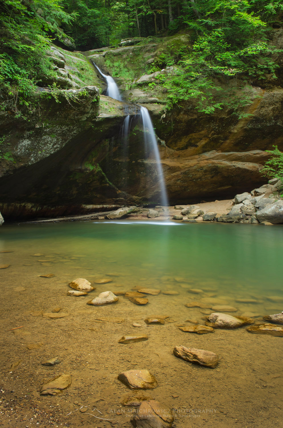 Old Man's Cave Lower Falls, Hocking Hills State Park Ohio #63193