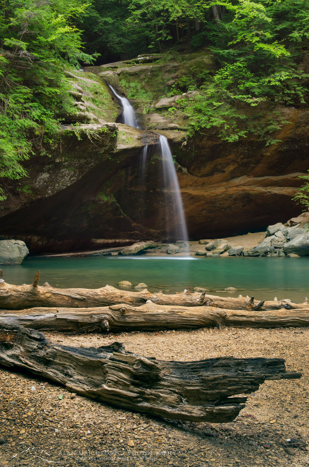 Old Man's Cave Lower Falls, Hocking Hills State Park Ohio #63248