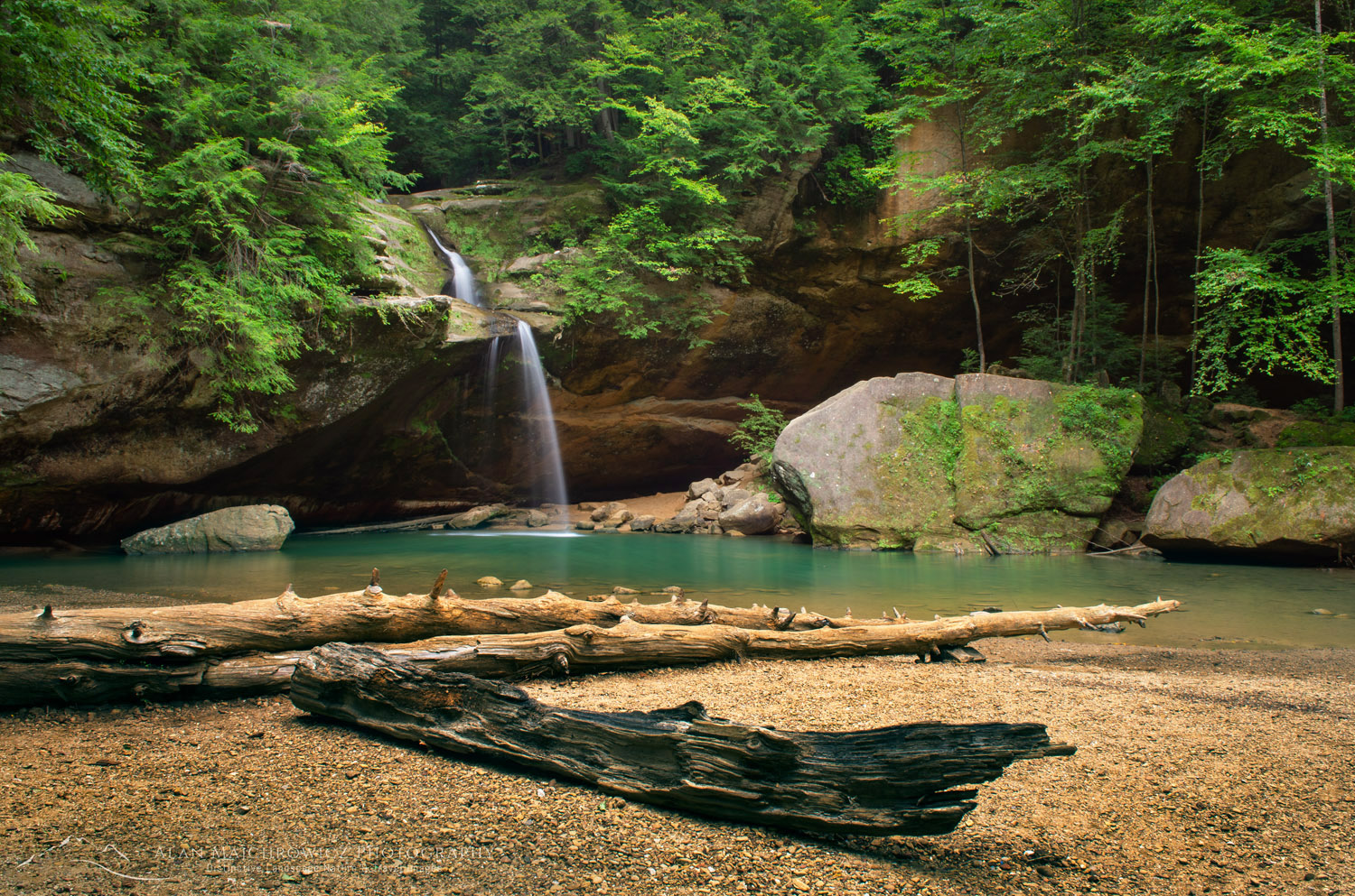 Old Man's Cave Lower Falls, Hocking Hills State Park Ohio #63250