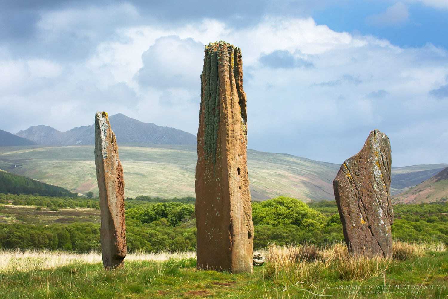 Machrie Moor Standing Stones Isle of Arran Scotland #11040