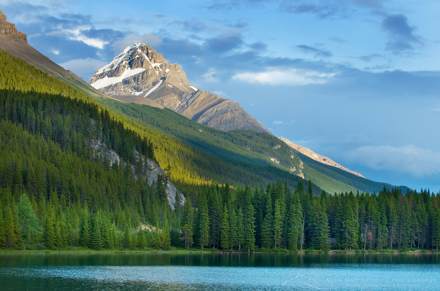 Mount Weed seen from Waterfowl Lake, Banff National Park Alberta Canada #45749