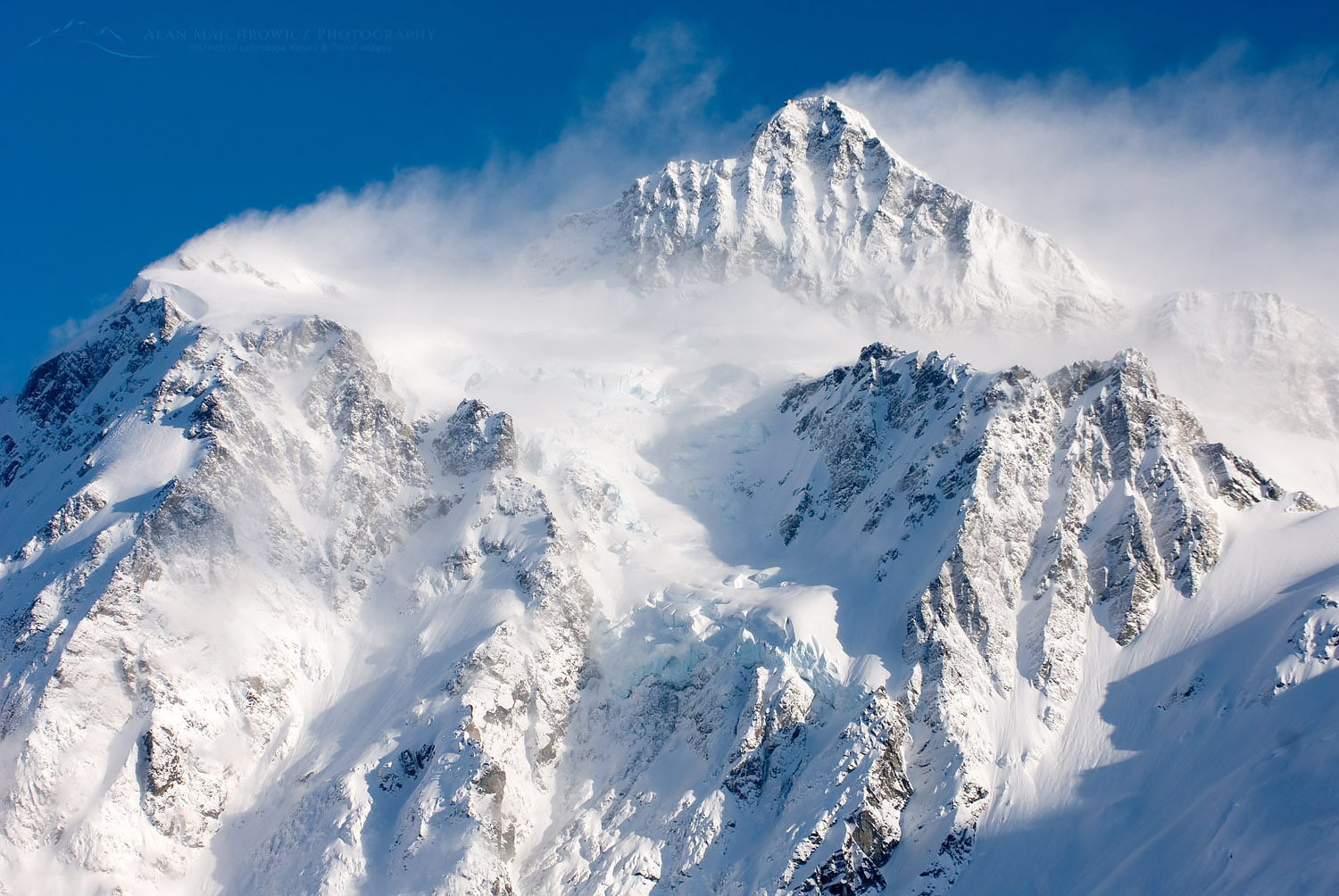 Mount Shuksan in winter, North Cascades Washington #23366