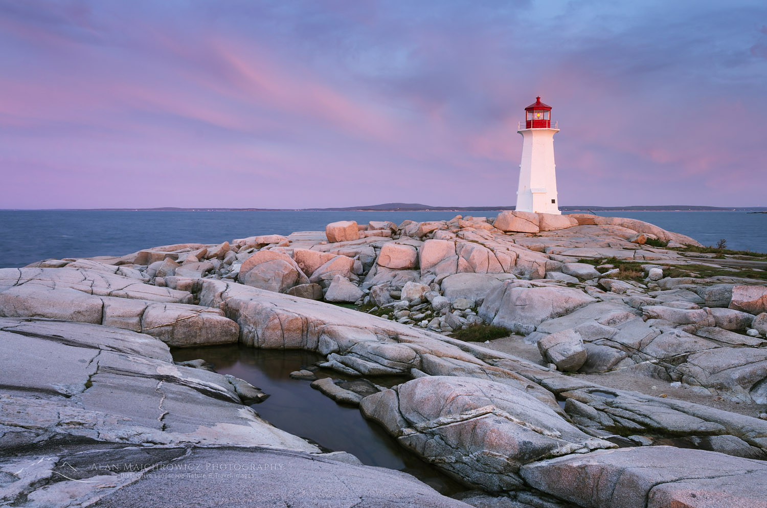 Sunrise at Peggy's Cove Lighthouse Nova Scotia #58896