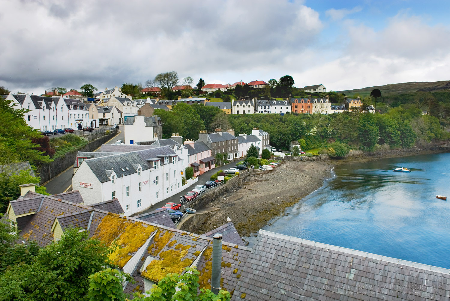 Colorful village of Portee on the Isle of Skye Scotland #11847