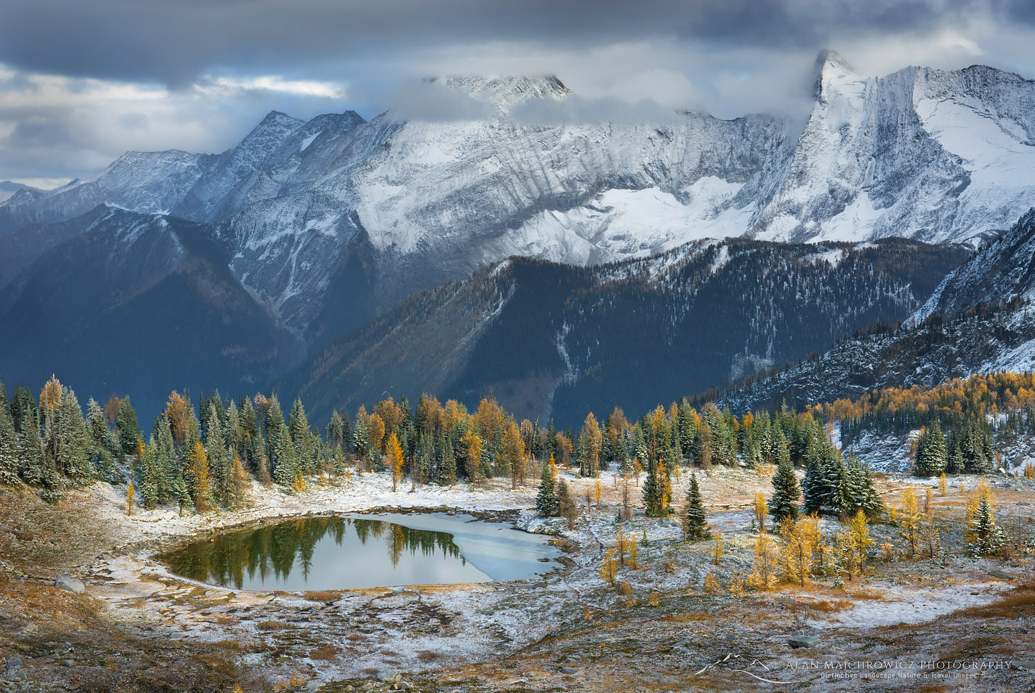 Clearing autumn storm at Jumbo Pass, Purcell Mountains British Columbia #25984
