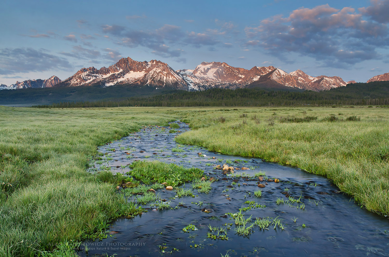 Stanley Basin in the Sawtooth Mountains, Sawtooth National Recreation Area Idaho #55860