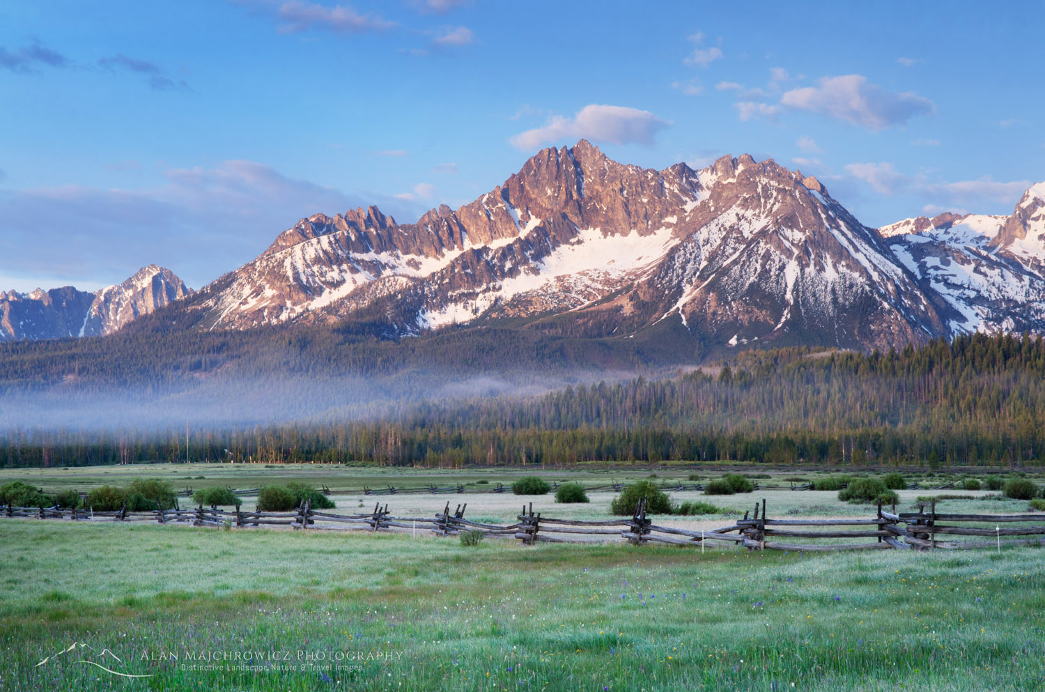 Stanley Basin in the Sawtooth Mountains, Sawtooth National Recreation Area Idaho #55863