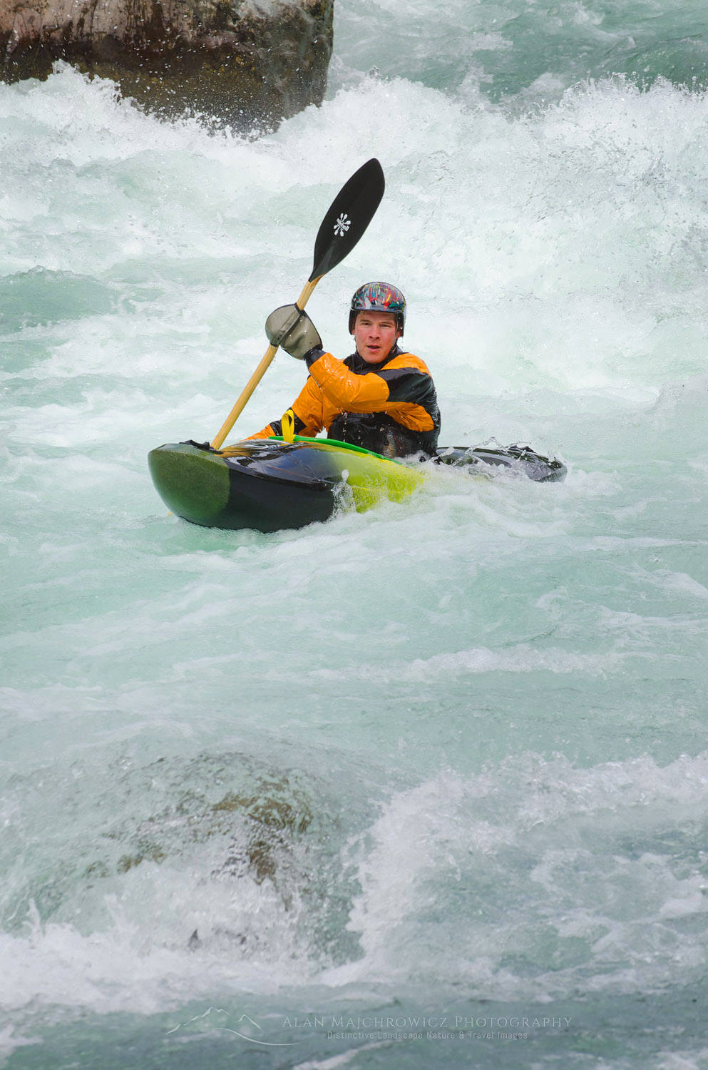 Whitewater kayaking on the Skykomish River, Washington #55756