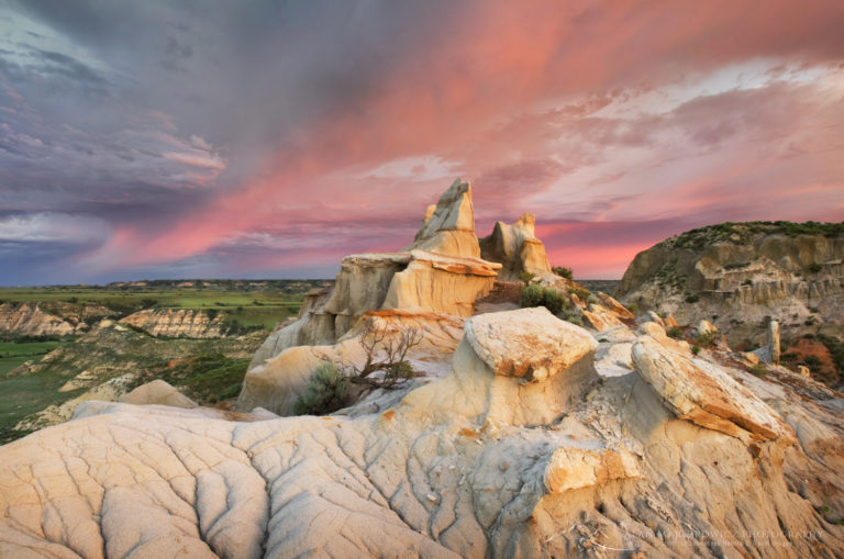 Dawn over Theodore Roosevelt National Park, North Dakota - Alan Majchrowicz