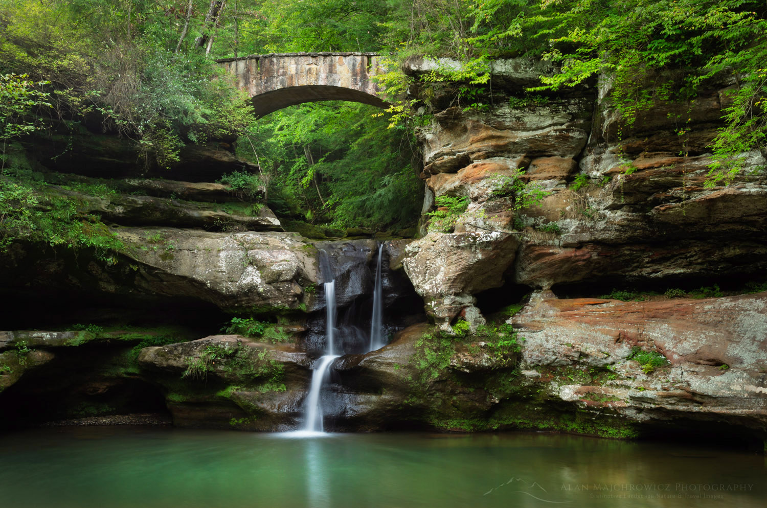 Old Man's Cave Upper Falls, Hocking Hills State Park Ohio #63182