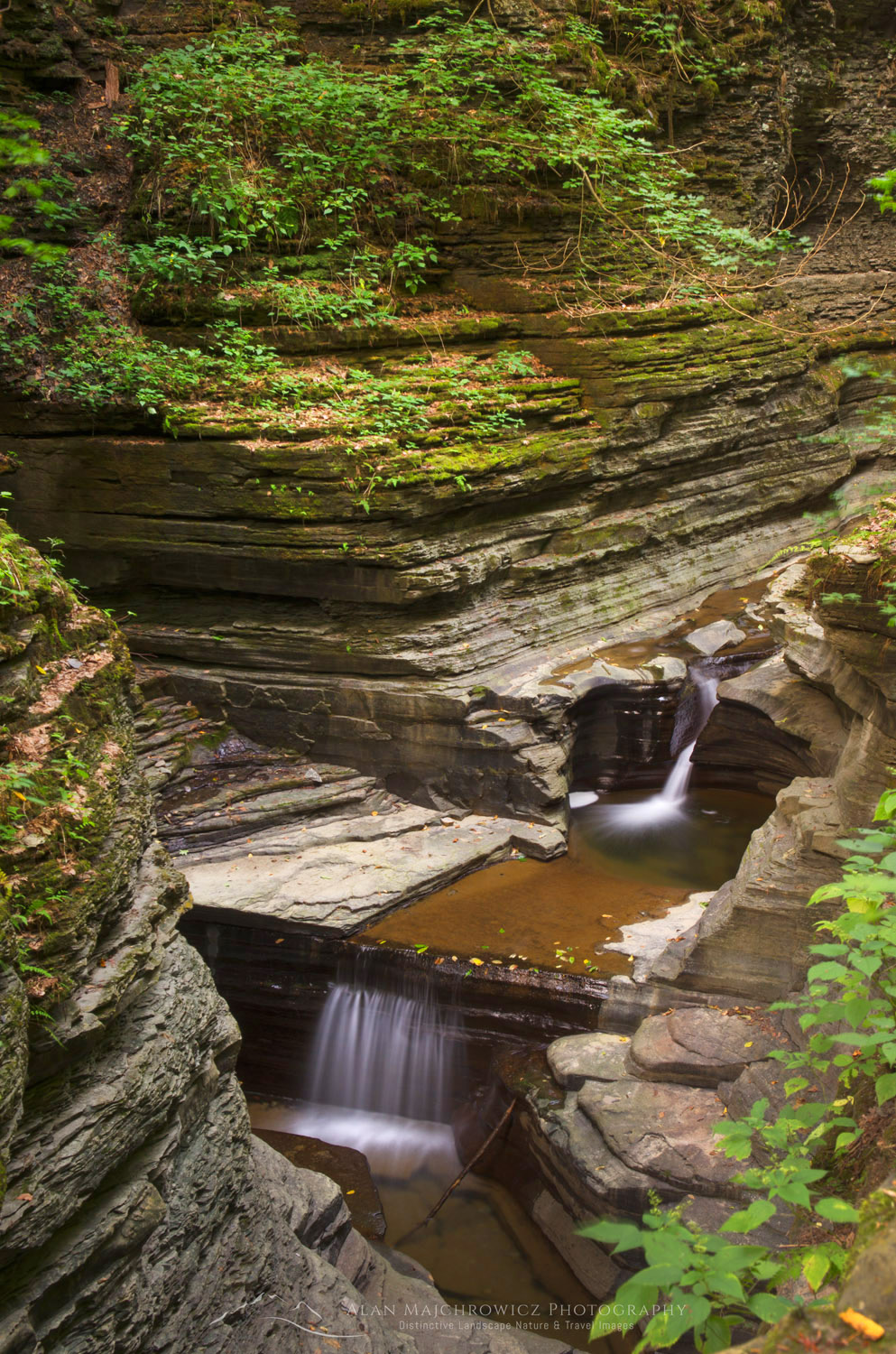 Waterfalls along the Gorge Trail, Watkins Glen State Park, New York #58440