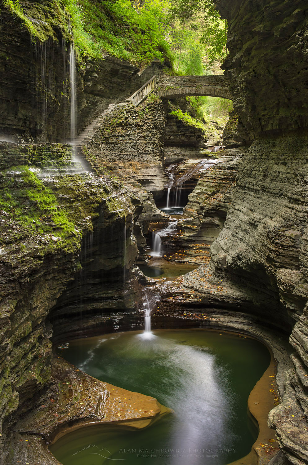 Waterfalls along the Gorge Trail, Watkins Glen State Park, New York #58452