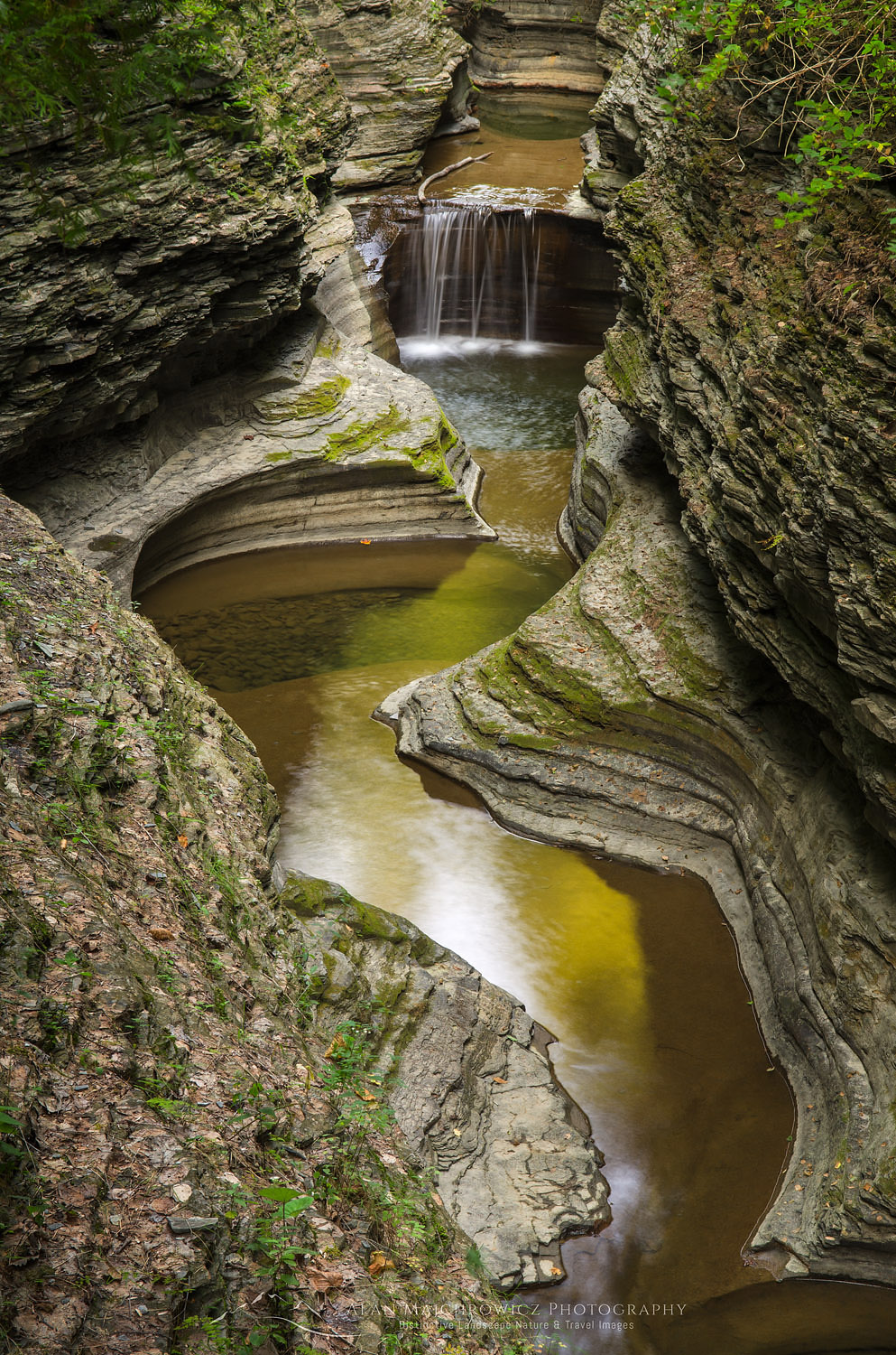 Waterfalls along the Gorge Trail, Watkins Glen State Park, New York #58456