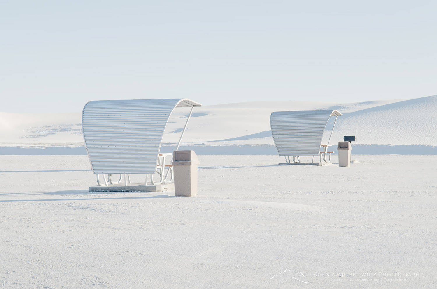 Picnic area shelters, White Sands National Park New Mexico #57053r
