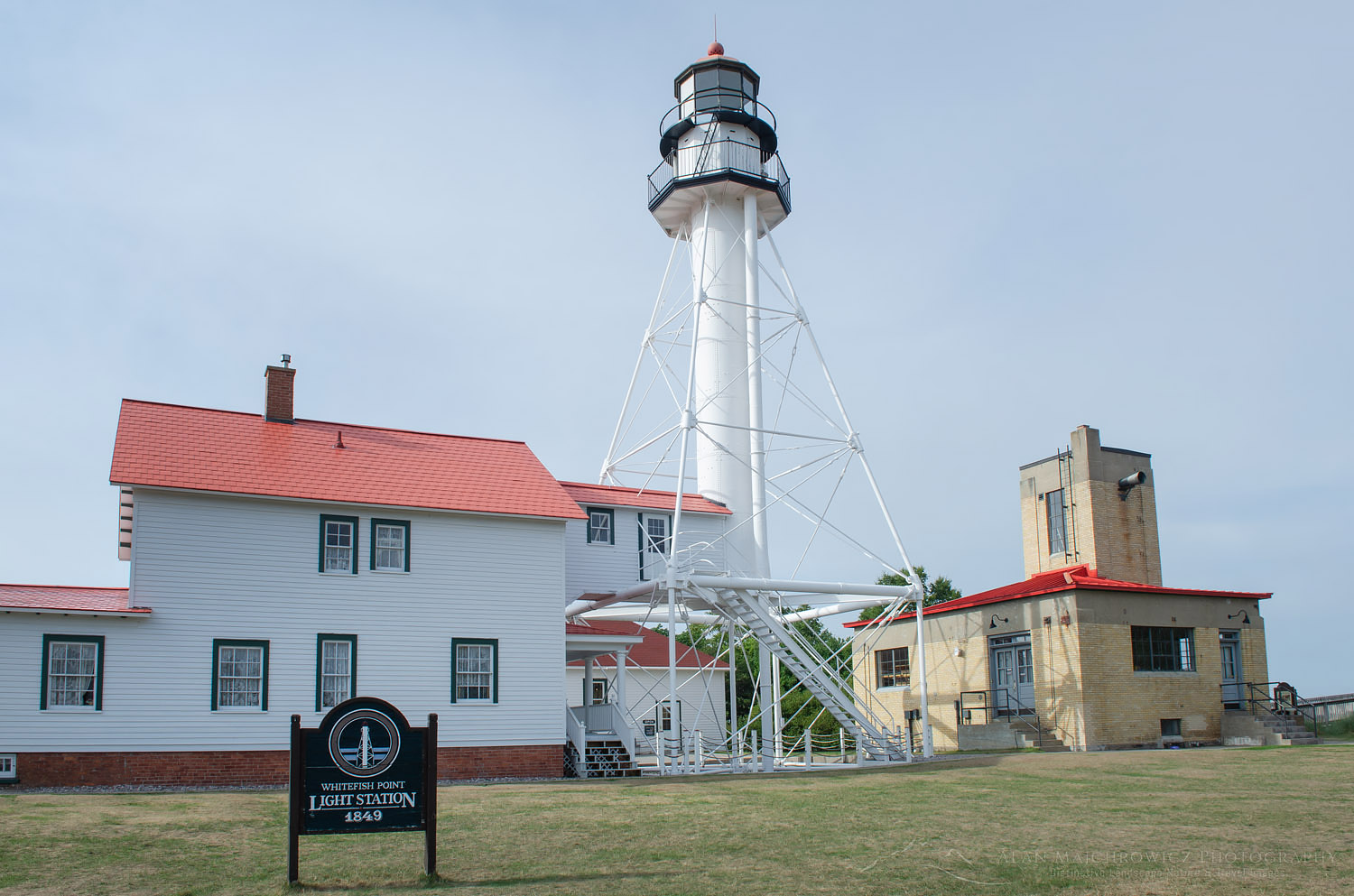 Whitefish Point Lighthouse and Great Lakes Shipwreck Museum. Upper Peninsula Michigan #63759