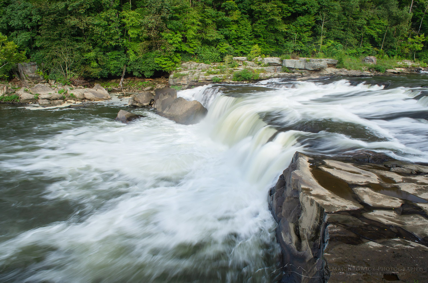 Ohiopyle Falls of the Youghiogheny River. Ohiopyle State Park, Pennsylvania #63547