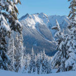 Nooksack Ridge in winter North Caascades Washington