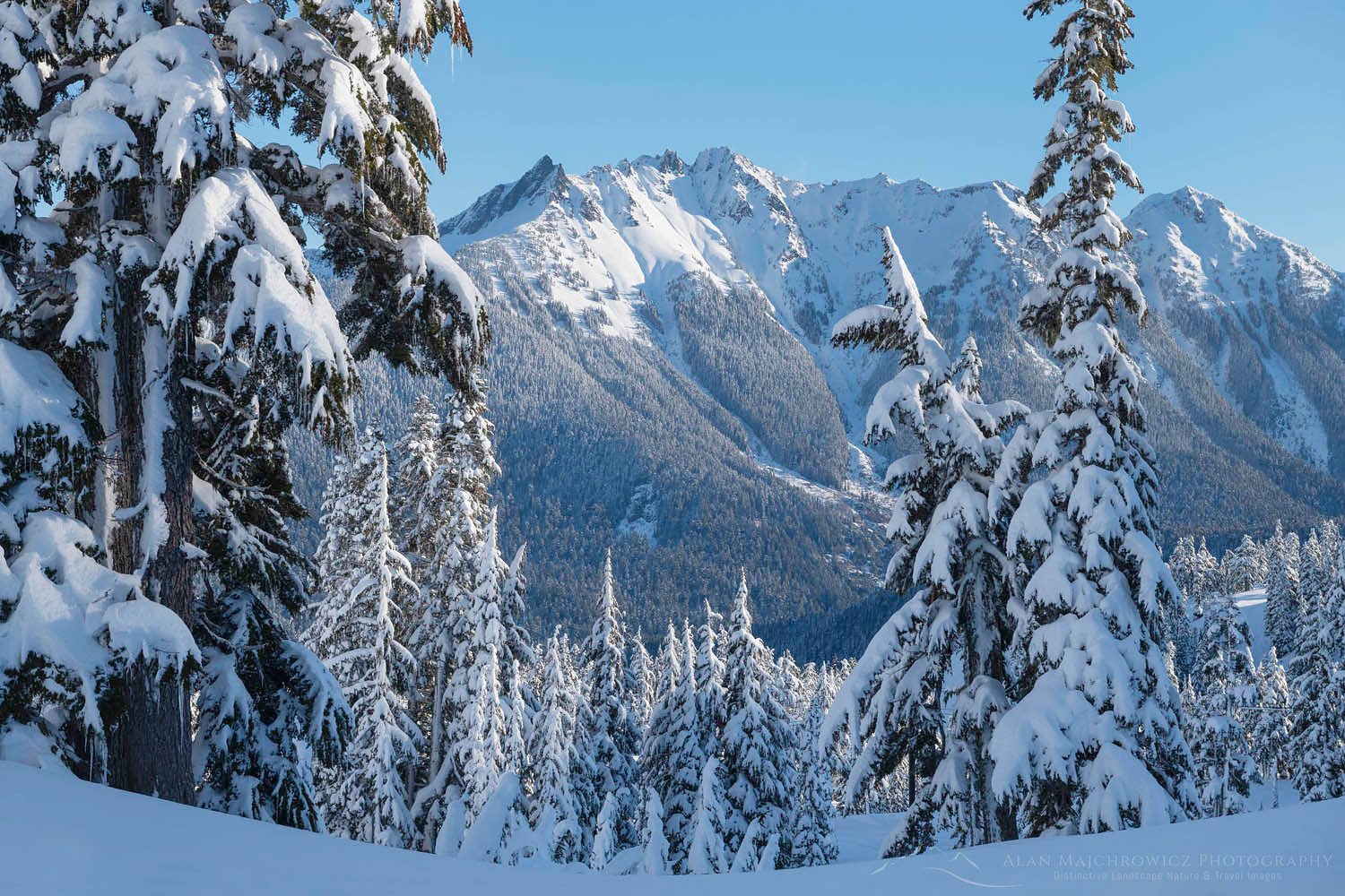 Nooksack Ridge in winter North Cascades Washington Winter Photography Essential Tips
