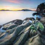 Wildcat Cove Samish Bay Sunset Larrabee State Park