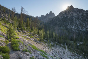 Baron Divide Trail Sawtooth Mountains Idaho