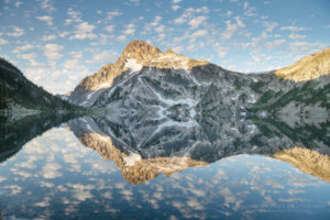 Sawtooth Lake and Mount Regan Idaho