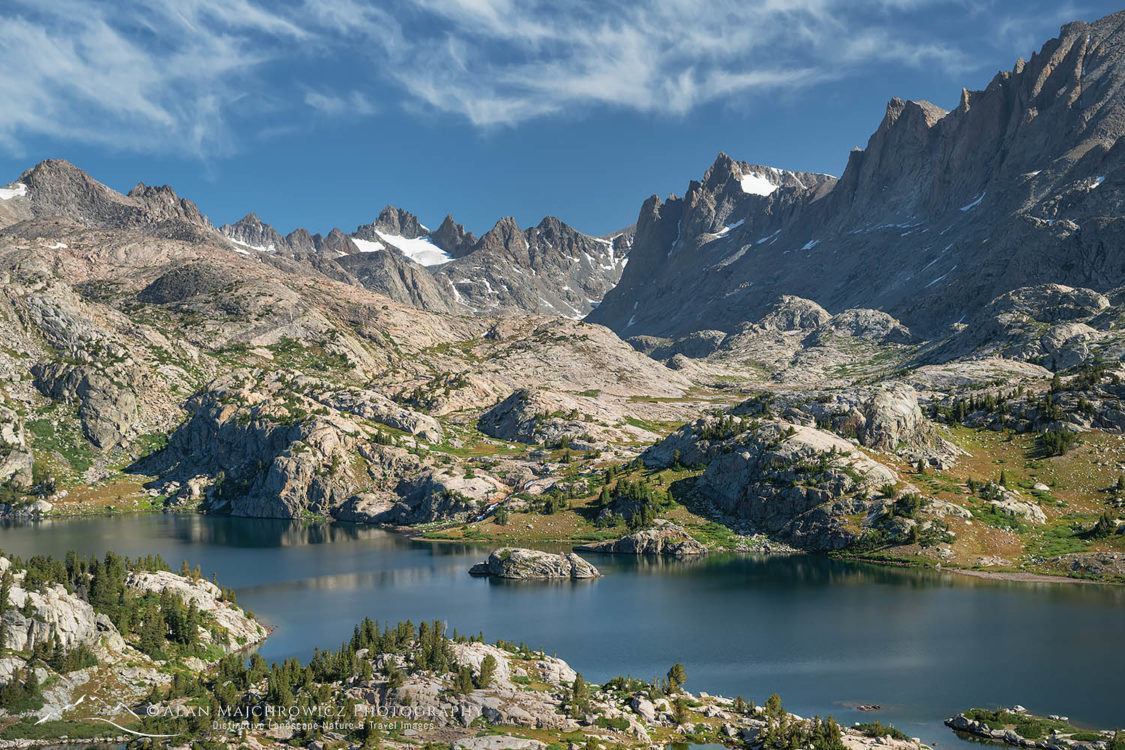 Basin from Island Lake, Bridger Wilderness, Wind River Range