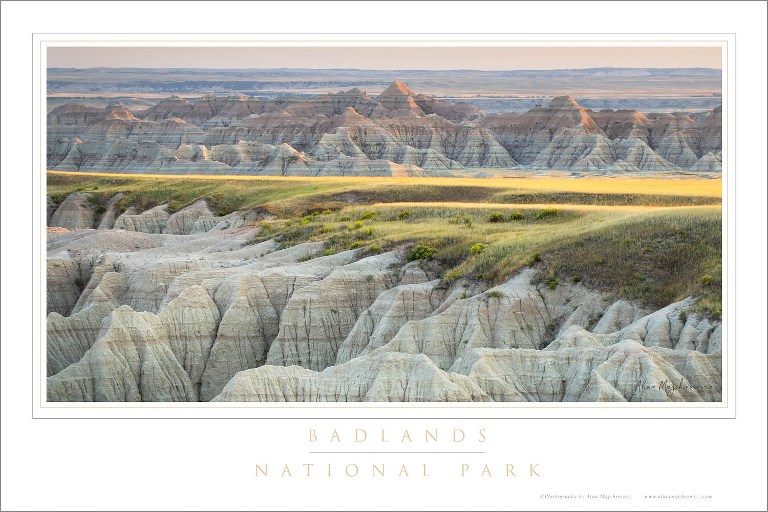 White River Valley Overlook. Badlands National Park South Dakota