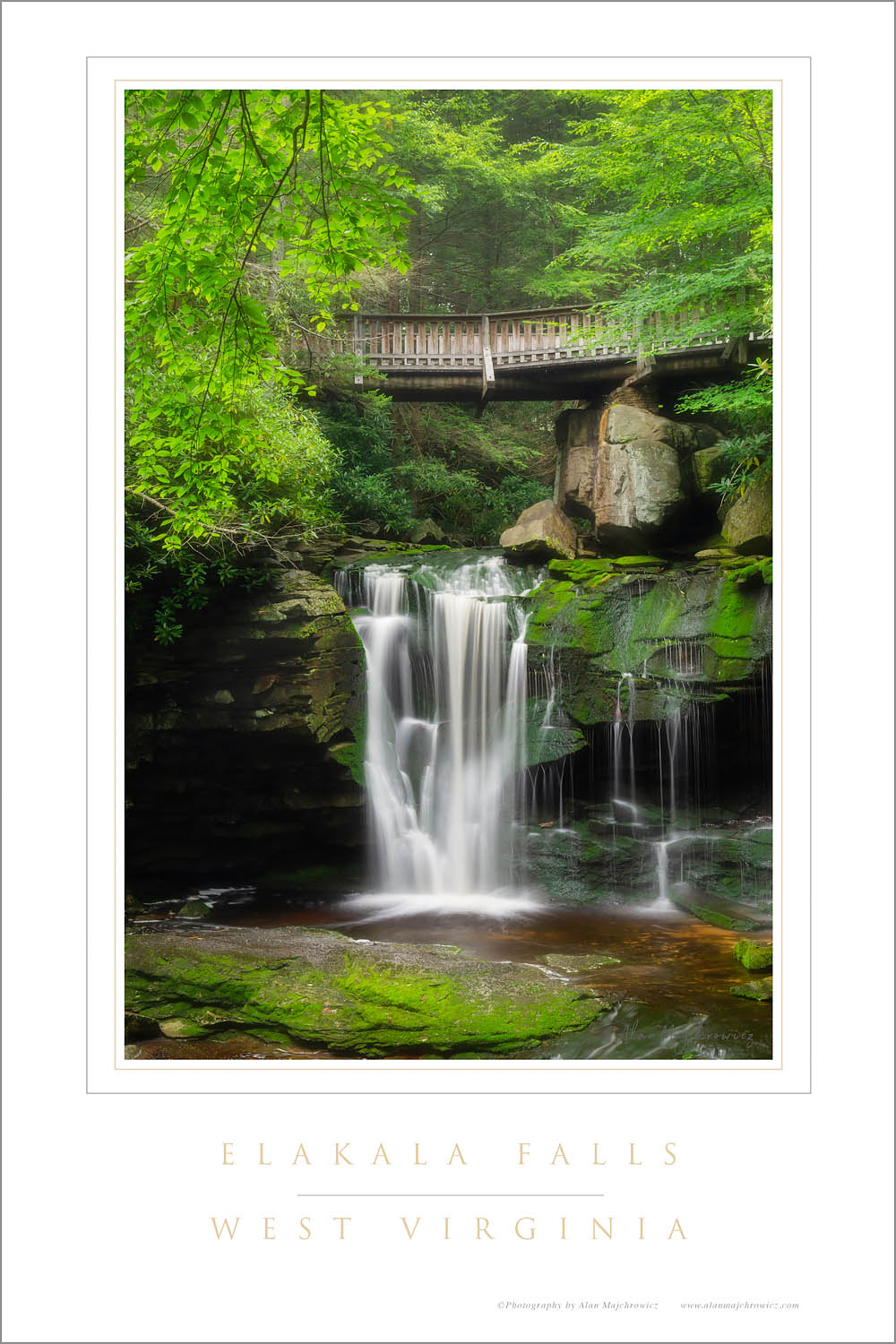 First or Upper Elakala Falls, Blackwater Falls State Park, West Virginia