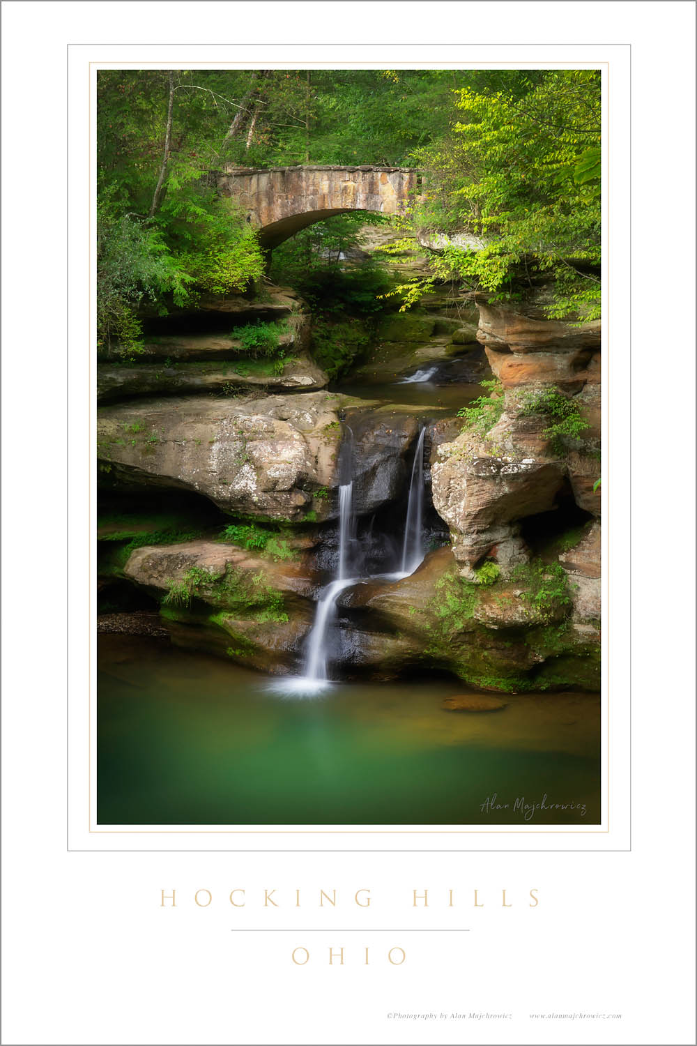 Old Man's Cave Upper Falls, Hocking Hills State Park Ohio